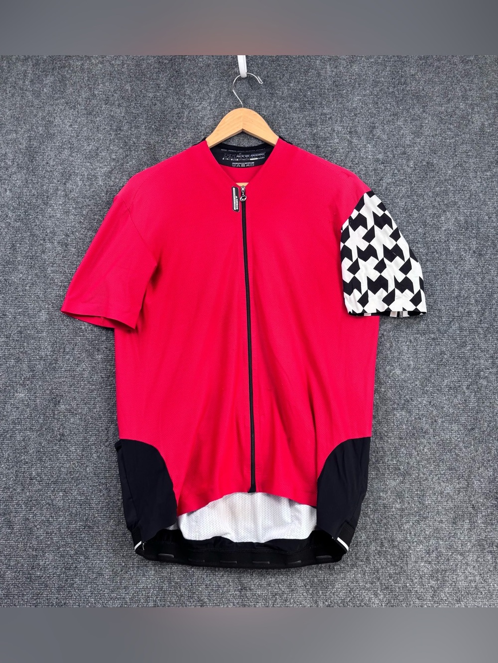 Assos SS Equipe Red Full Zip Short Sleeve Cycling Jersey Men’s 3X TIR